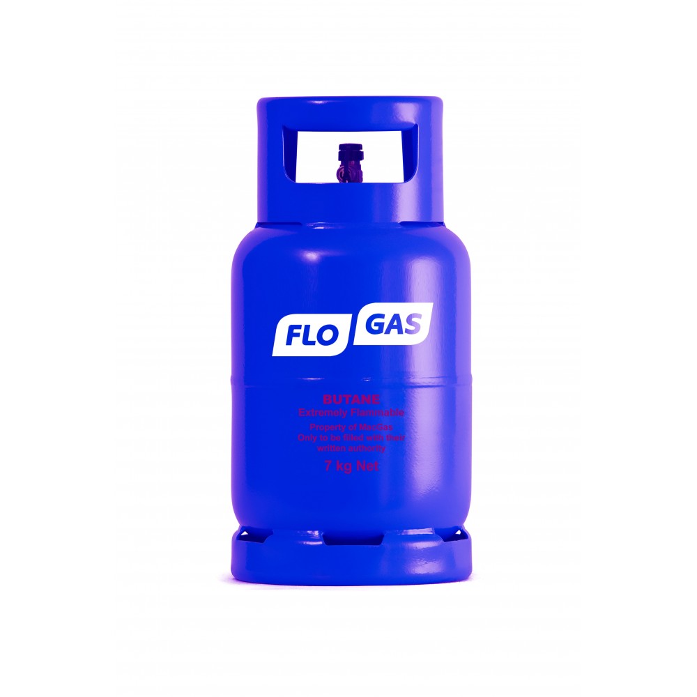 Flogas 7kg Butane Refill 20mm Bottled Gas